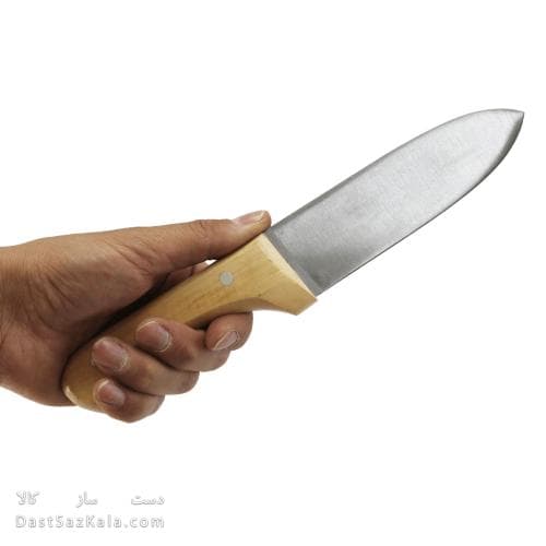 چاقو سلاخی دست ساز زنجان دسته چوبی MN-11