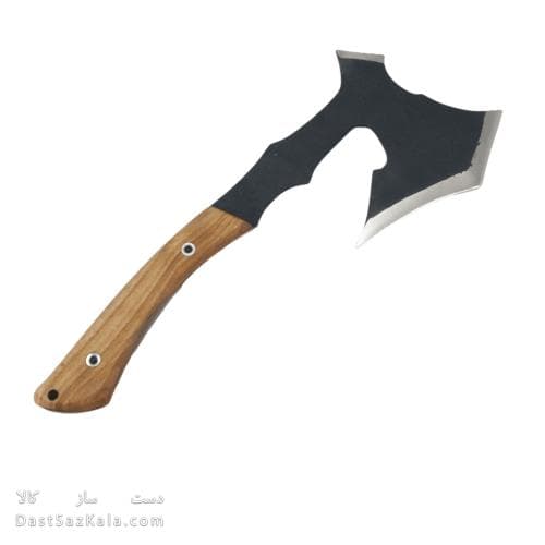 تبر سفری زنجان دسته چوبی 37 سانتیمتری کد MN-94