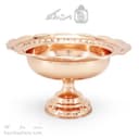 آجیل خوری مسی جدید پایه دار فضلی قطر 25 سانتیمتری کد AH-122