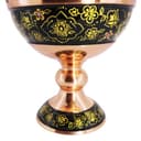 آجیل خوری مسی پایه دار میناکاری پرداز نانو شده کد MJ-43