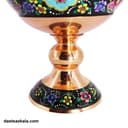 آجیل خوری پایه دار مسی میناکاری طرح پرداز نانو شده کد MJ-46