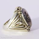 انگشتر نقره مردانه شجر اصل با رکاب شیخ احمد تک درخت کد RN-17