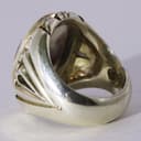 انگشتر نقره مردانه شجر اصل با رکاب شیخ احمد طرح منظره RN-11