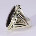 انگشتر نقره مردانه شجر اصل با رکاب شیخ احمد طرح منظره RN-11