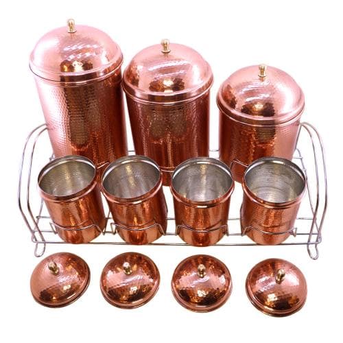 جا ادویه و پاسماوری مسی زنجان نانو شده 7 عددی کد SSH-68