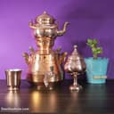 سرویس سماور روگازی مسی زنجان کد PA-20