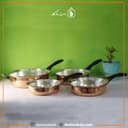 سرویس ماهیتابه مسی زنجان دسته دار کد PA-25