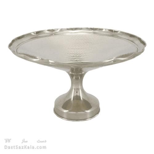 سرویس مسی پذیرایی سفید با روکش کروم مدل دیبا 4 تایی کد AH-20