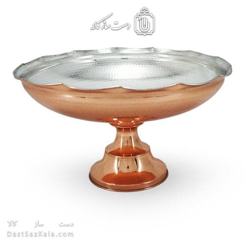 سرویس پذیرایی مسی زنجان مدل خورشیدی مجموعه 4 عددی کد AAS-10