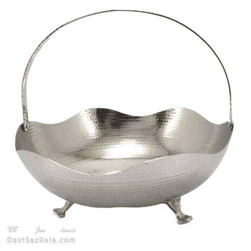 سرویس پذیرایی مسی سفید دسته دار نانو شده 3 تیکه کد AH-96