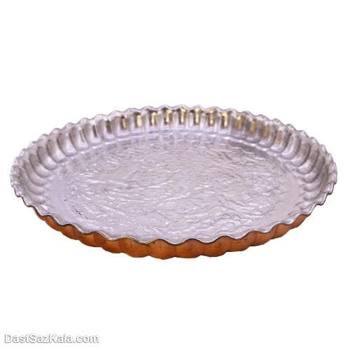 سینی مسی گرد زنجان طرح برجسته 36 سانتی کد SSH-11