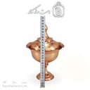 شکلات خوری مسی درب دار25 سانتی کد HSH-12