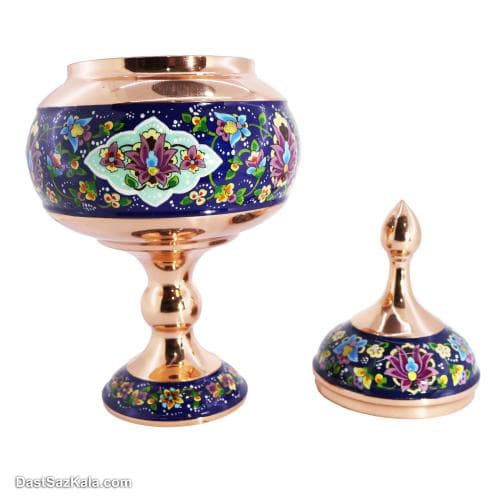 شکلات خوری پایه دار مس پرداز نانو شده کد MJ-18