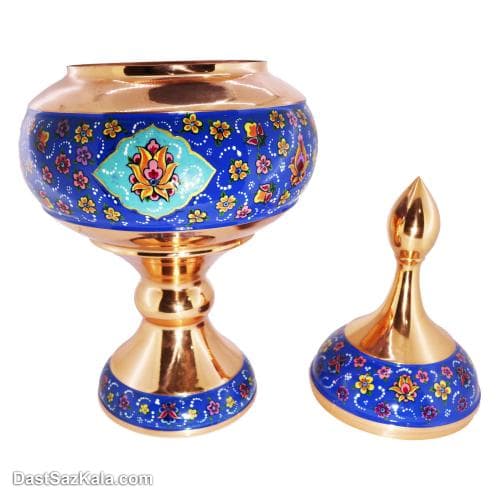 شکلات خوری مس پرداز سایز بزرگ با ارتفاع 45 سانتیمتر کد MJ-20