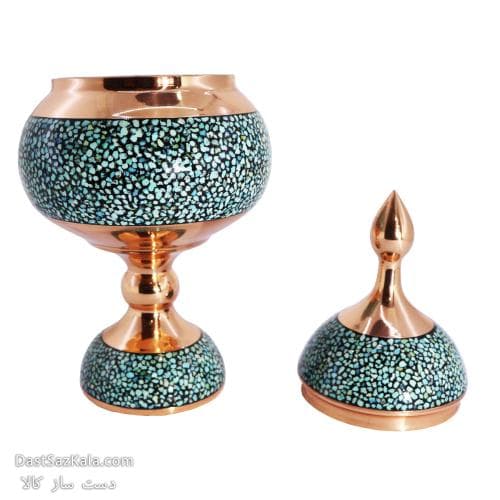 شکلات خوری فیروزه و مس اصل کد MJ-58