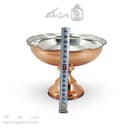 شکلات خوری مسی پایه دار زنجان مدل خورشیدی کد AAS-15