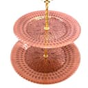 شیرینی خوری دو طبقه مسی پایه دار زنجان کد SHH-71