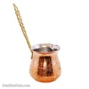 شیر جوش مسی زنجان طرح دار سایز کوچک کد SSH-22