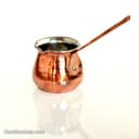 شیر جوش مسی زنجان چکشی دسته مسی بزرگ کد NZ-24