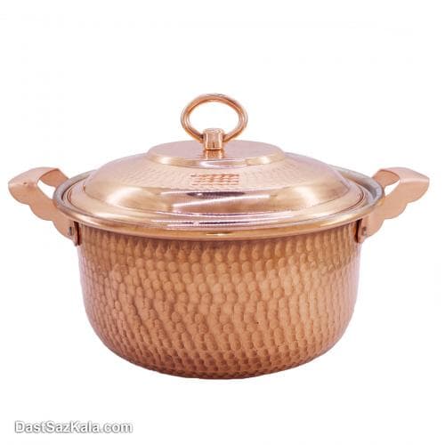 قابلمه مسی اصل زنجان مدل راسته 4 نفره متوسط کد PA-52