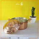 قابلمه مسی اصل زنجان مدل راسته 6 نفره بزرگ کد PA-53