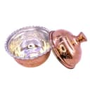 قندان مسی زنجان طرح دار مدل انار کوچک 8 سانتیمتری کد SSH-59