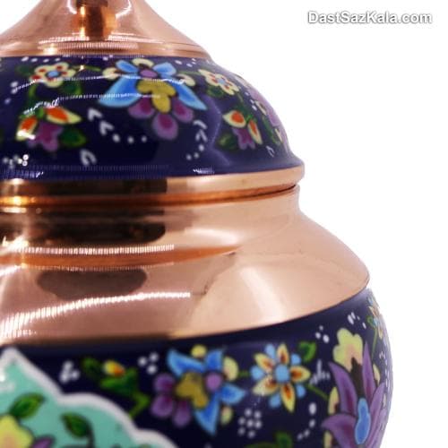 قندان مسی پرداز نانو شده 17 سانتیمتری کد MJ-10