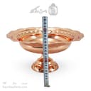 میوه خوری مسی جدید پایه دار فضلی قطر 32 سانتیمتری کد AH-120