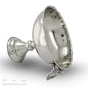 میوه خوری مسی سفید بزرگ مدل گوشواره ای قطر 27 سانتی کد AH-57