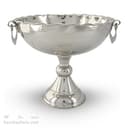 میوه خوری مسی سفید بزرگ مدل گوشواره ای قطر 27 سانتی کد AH-57