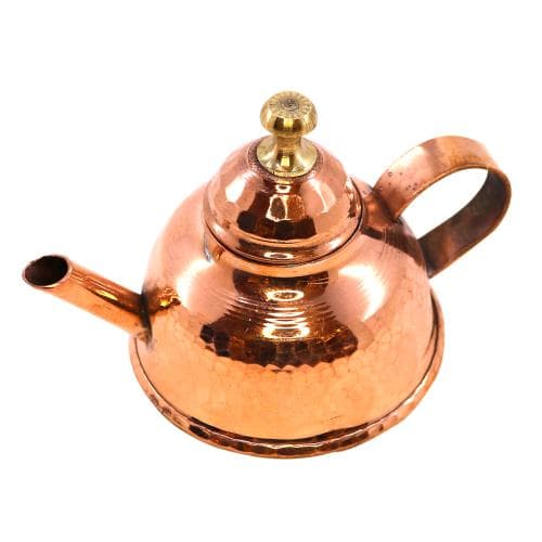 زعفران دم کن مسی چکشی بزرگ کد SSH-39