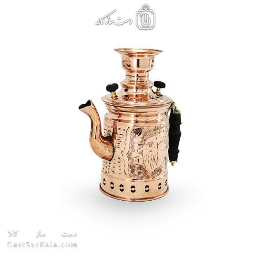 کتری شکاری مسی ذغالی 1.5 لیتری کد AH-153