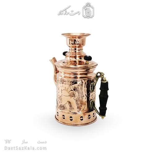 کتری شکاری مسی ذغالی 1.5 لیتری کد AH-153