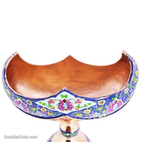 کشکول مسی چکشی طرح پرداز نانو شده سایز 2 کد MJ-40