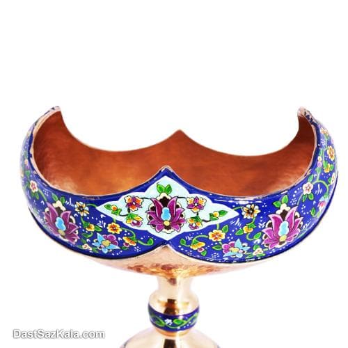 کشکول مسی چکشی طرح پرداز نانو شده سایز 2 کد MJ-40