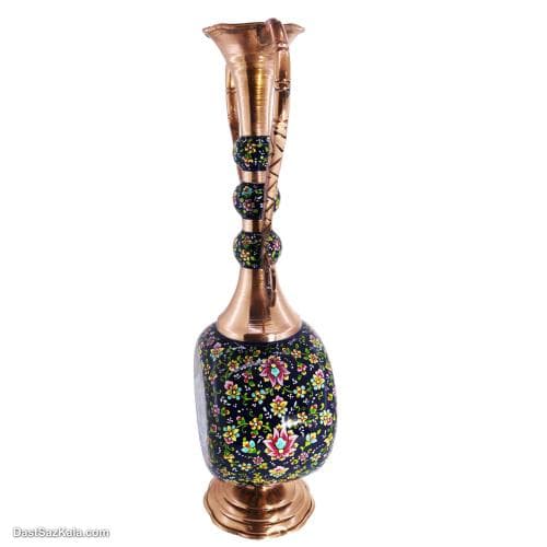 گلدان مسی طرح پرداز دسته دار کد MJ-105