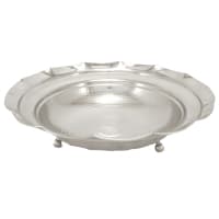 میوه خوری مسی سفید سه پایه جدید 32 سانتی کد AH-91