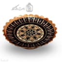 آفتابه لگن مسی الماس تراش نقره کوب جلال مدل توپی کد MJ-119