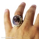 انگشتر شجر مردانه اصل با رکاب شیخ احمد مدل تک درخت کد RN-12