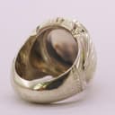 انگشتر شجر مردانه منظره با رکاب شیخ احمد طرح گلدانی کد RN-47