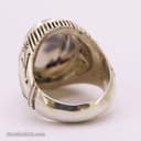 انگشتر مردانه شجر منظره با رکاب شیخ احمد طرح گل کد RN-44