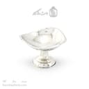 ست هفت سین و بستنی خوری مسی سفید سه گوش 6 عددی AH-107