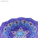 بستنی خوری میناکاری مسی پایه دار 16 سانتی کد LT-84