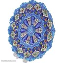 بشقاب دیوارکوب میناکاری مسی 30 سانتی کد LT-27