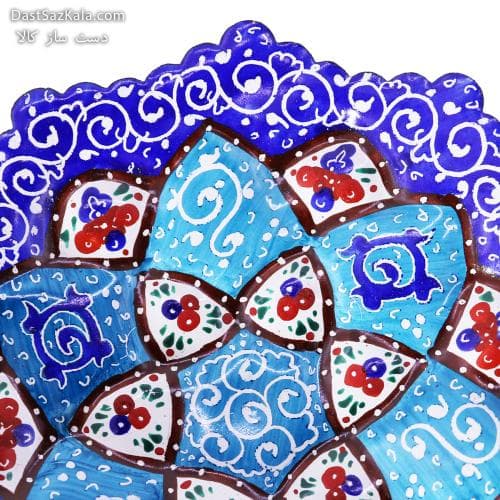 بشقاب دیوارکوب میناکاری مسی کد LT-104