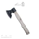 تبر دست ساز زنجان دسته بلند چوبی 53 سانتیمتری کد MN-97