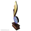 تندیس بشقاب میناکاری طرح معلم کد LT-52