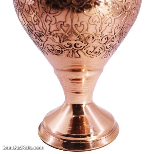 تنگ شربت خوری مسی 40 سانتی طرح دار کد MJ-111