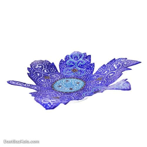 دیوارکوب میناکاری مسی طرح برگ مجموعه 3 عددی کد LT-109