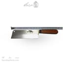 ساطور استیل زنجان دست ساز قربانلو دسته چوبی کد MS-15